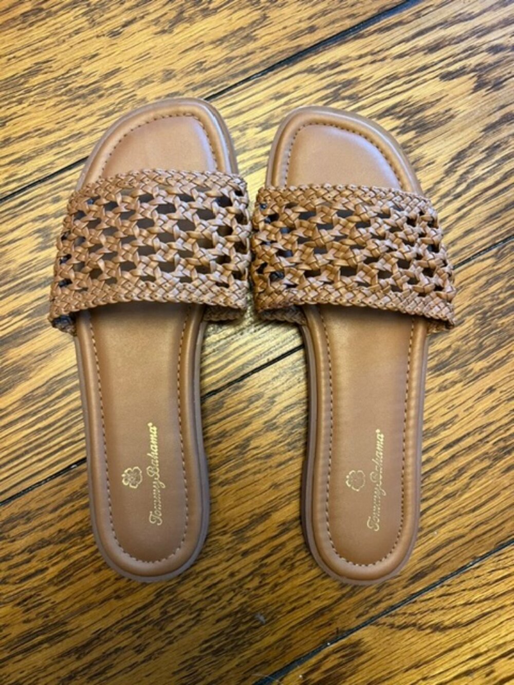 Women's Tommy Bahama Sandals, Brown, Size 8, Flat, Slip on, Good Cond!